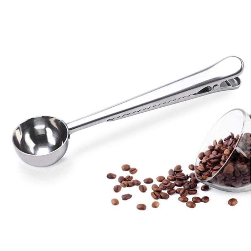 Amazonin kuuma myynti lusikka kahvipussipidikkeellä ruostumattomasta teräksestä valmistetulla kahvipusikella